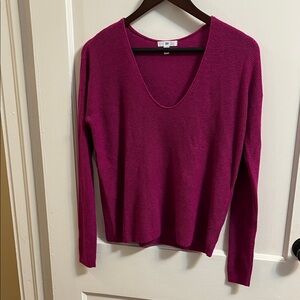 BP Magenta V-Neck Sweater